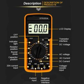 خرید مولتی متر vc9205a