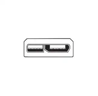 USB Micro Type-B با کابل استاندارد 3.1 Gen 1 (یا 3.0)