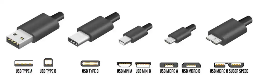 انواع کابل های USB چیست؟