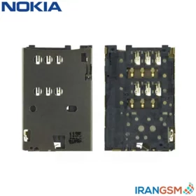 کانکتور سیم کارت دو بغل موبایل نوکیا Nokia C2-03 2011